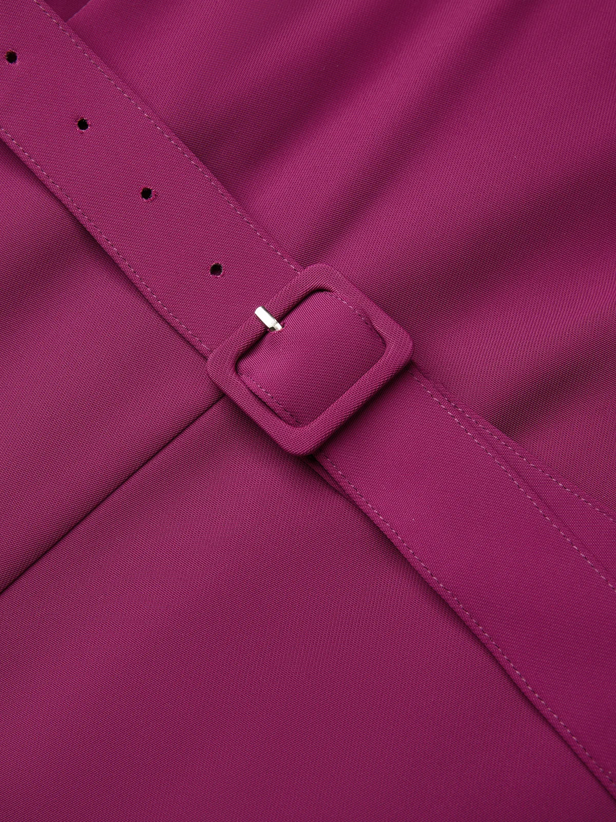 Women Purple V Neck Sleeveless Dressy Jumpsuit