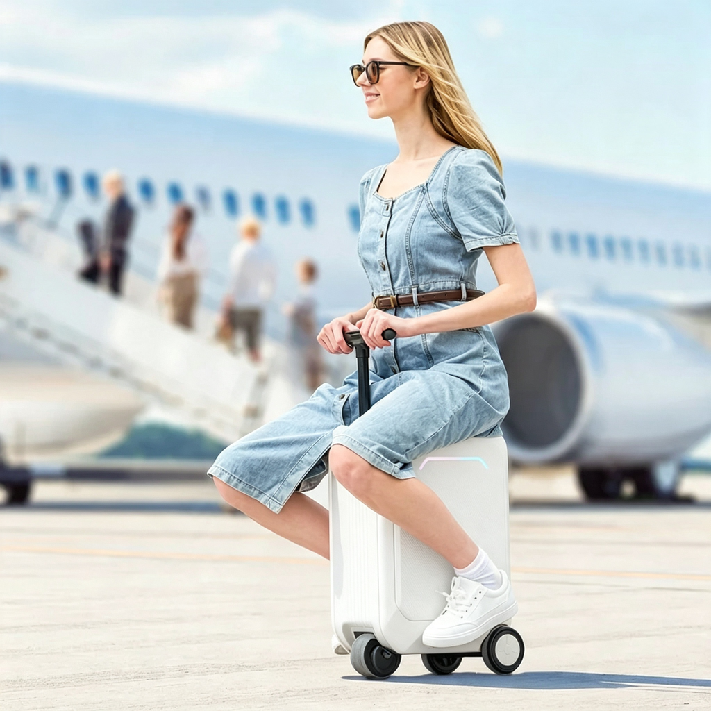 31L Electric Rideable Carry‑On Luggage