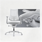 Dynamic Adaptive Ergonomic Office Chair with Powered Lumbar Stretch