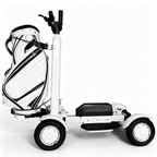 Foldable 4 Wheel Electric Golf Scooter Rideable Golf Trolley