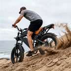 Retro Full Suspension Fat Tire Electric Bike For Adults
