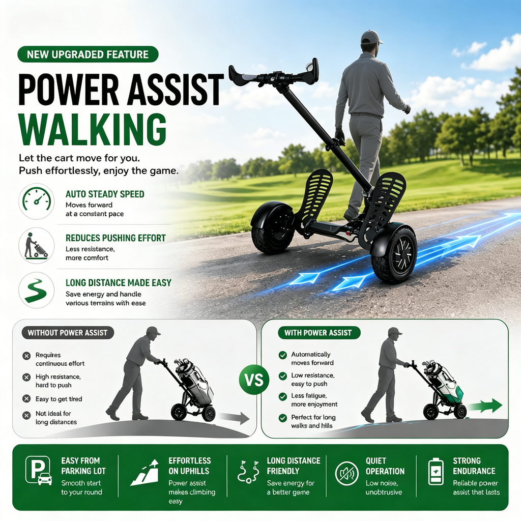 Dual Motor Electric Golf Scooter | 20° Climb