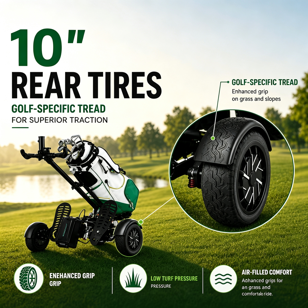 Dual Motor Electric Golf Scooter | 20° Climb