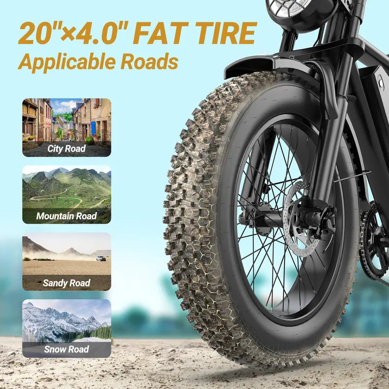 Electric Bike 31 MPH 70 Mile Range