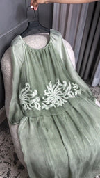 Women's Floral Print Casual Long-Sleeved Dress