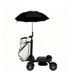Foldable 4 Wheel Electric Golf Scooter Rideable Golf Trolley