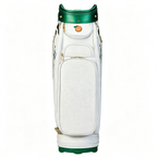 Limited Edition Tournament Staff Golf Bag Emerald Green White