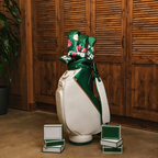 Limited Edition Tournament Staff Golf Bag Emerald Green White