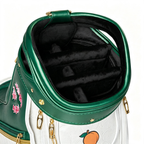 Limited Edition Tournament Staff Golf Bag Emerald Green White