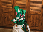 Limited Edition Tournament Staff Golf Bag Emerald Green White