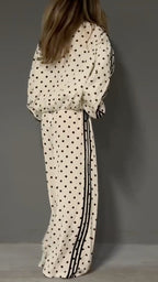 Polka Dot Tracksuit Set